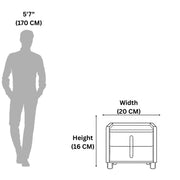 Mista Night Stand – Sleek Design with Functional Storage (Side Table)