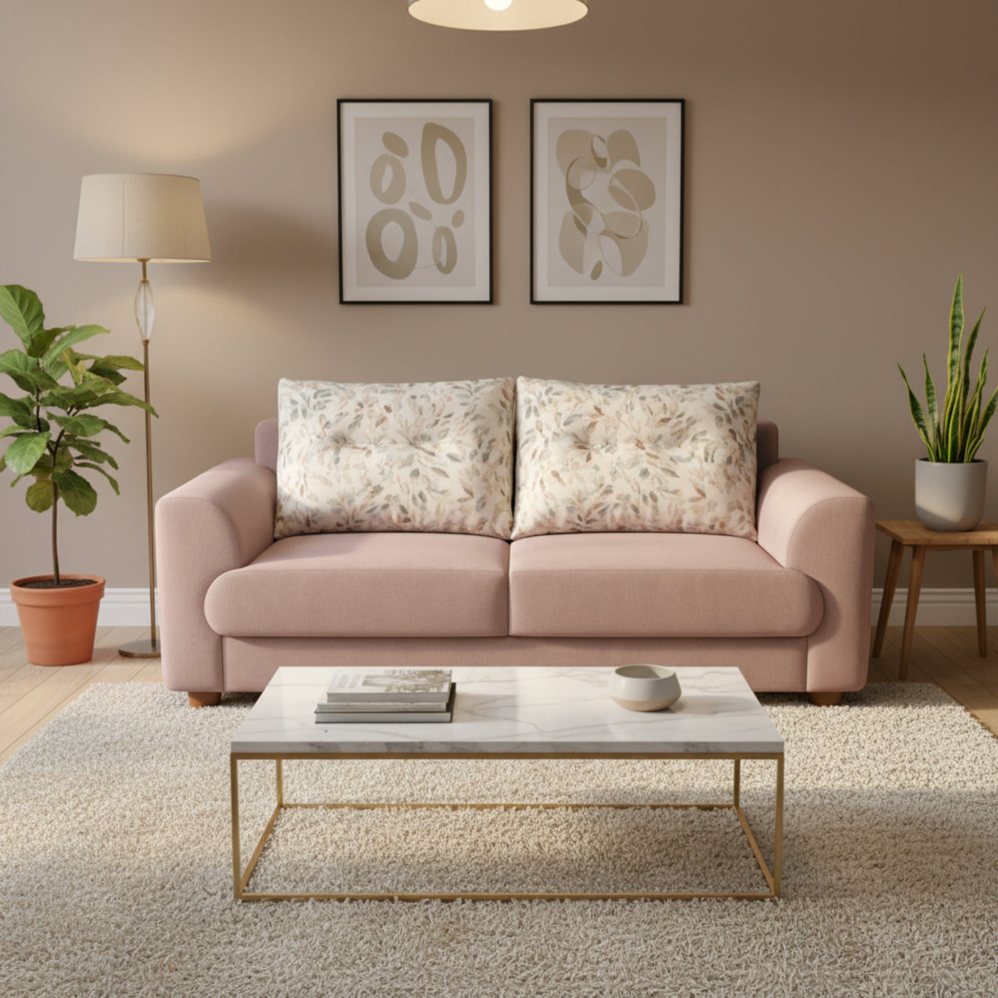 Krish 2 Seater Sofa  Modern Comfort for Stylish Living