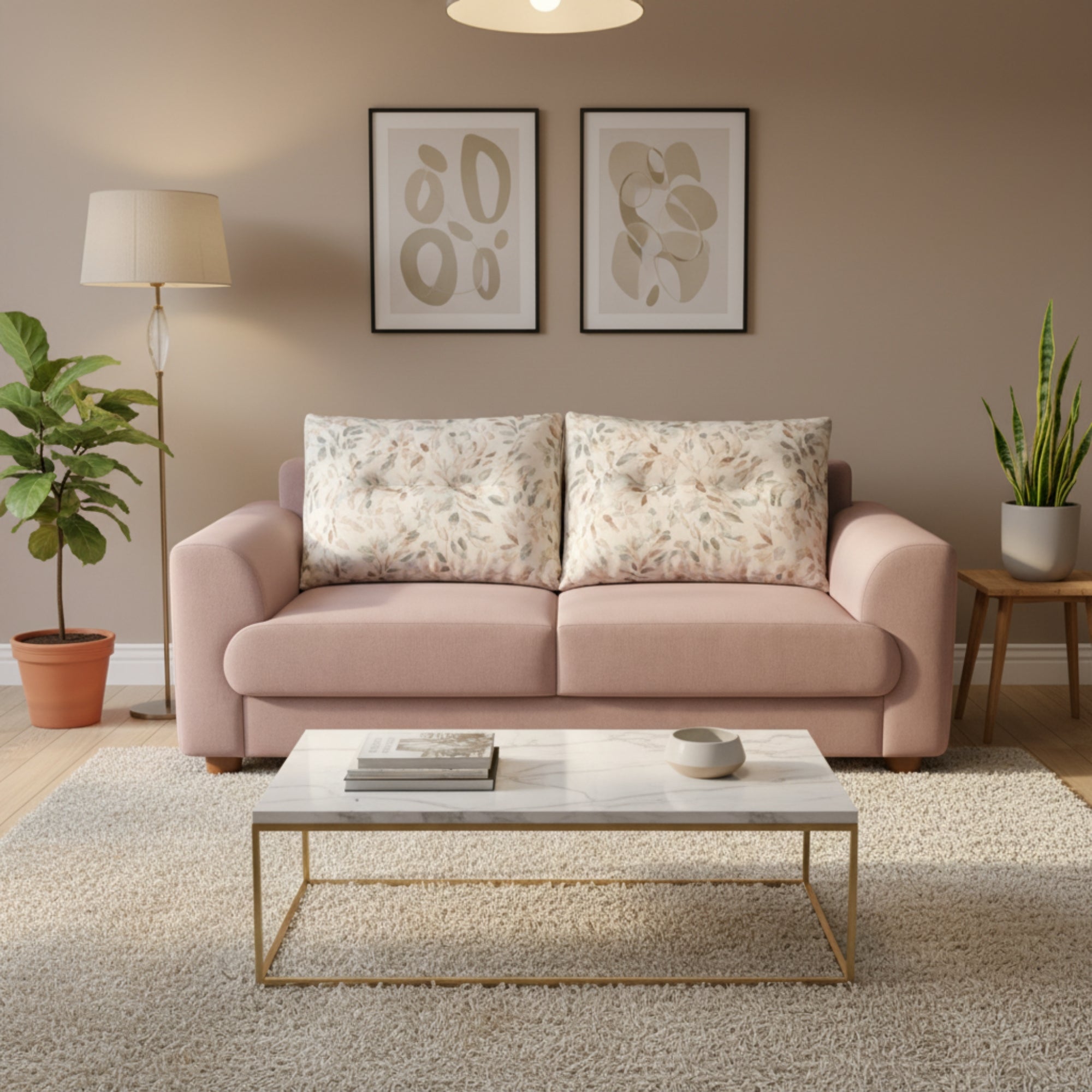 Krish 2 Seater Sofa – Modern Comfort for Stylish Living
