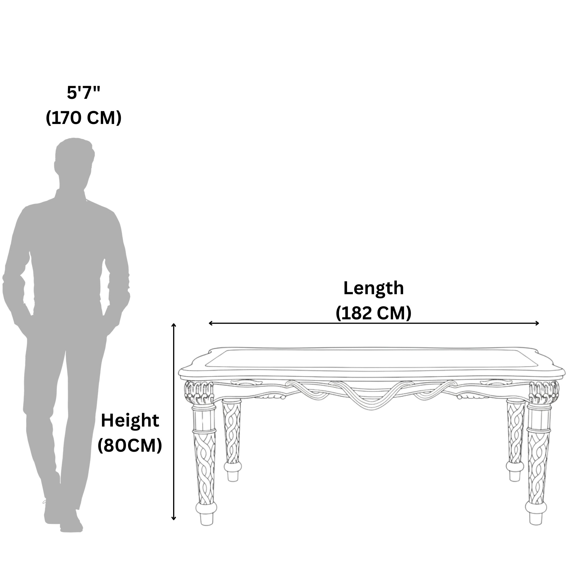 Sapphire 6-Seater Marble Dining Set – A Statement of Royal Elegance