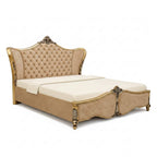 Harmony Carvin King Bed with Storage – Ornate Craftsmanship with Grand Comfort