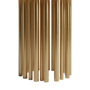 Epoxy golden SS tube base close-up