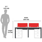 Dexter Office Table  Expand Your Workspace, Empower Your Productivity