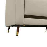 Arabica Modern Blue & Beige Fabric 3-Seater Sofa - Elegant Sofa for Comfortable