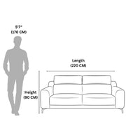 Corium 3 Seater Sofa  Designed for Your Spine, Styled for Your Home