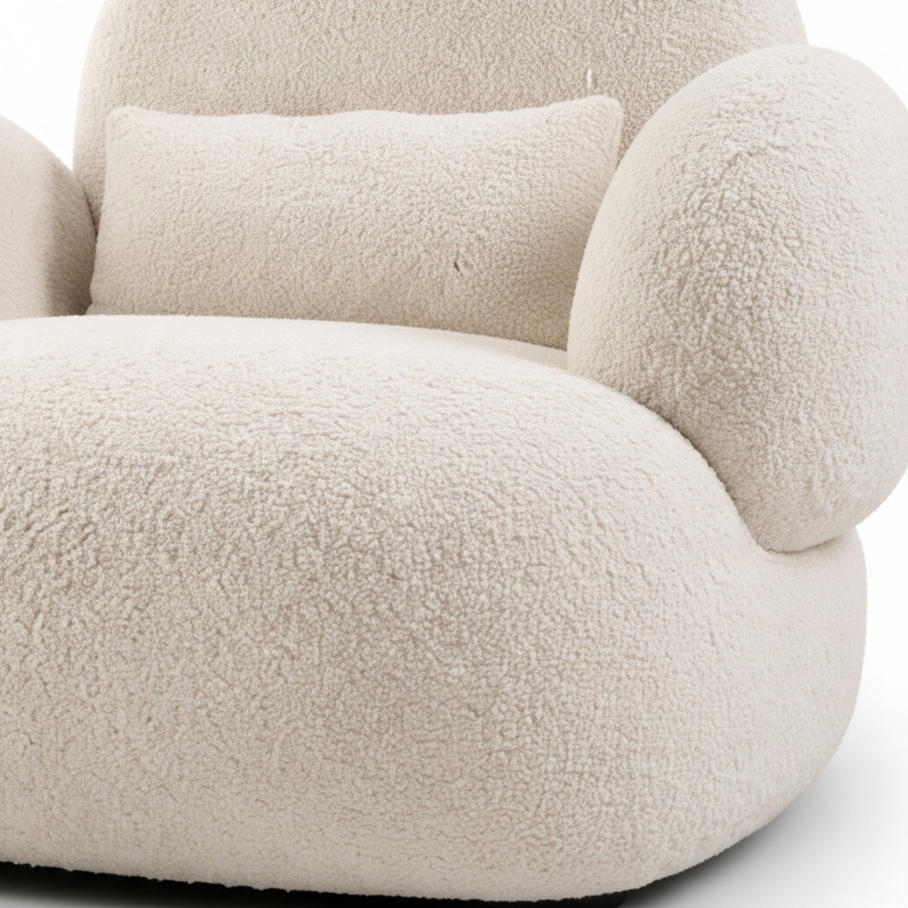 Rossette 1 Seater Sofa – A Stylish Fabric Lounge Chair for Modern Space