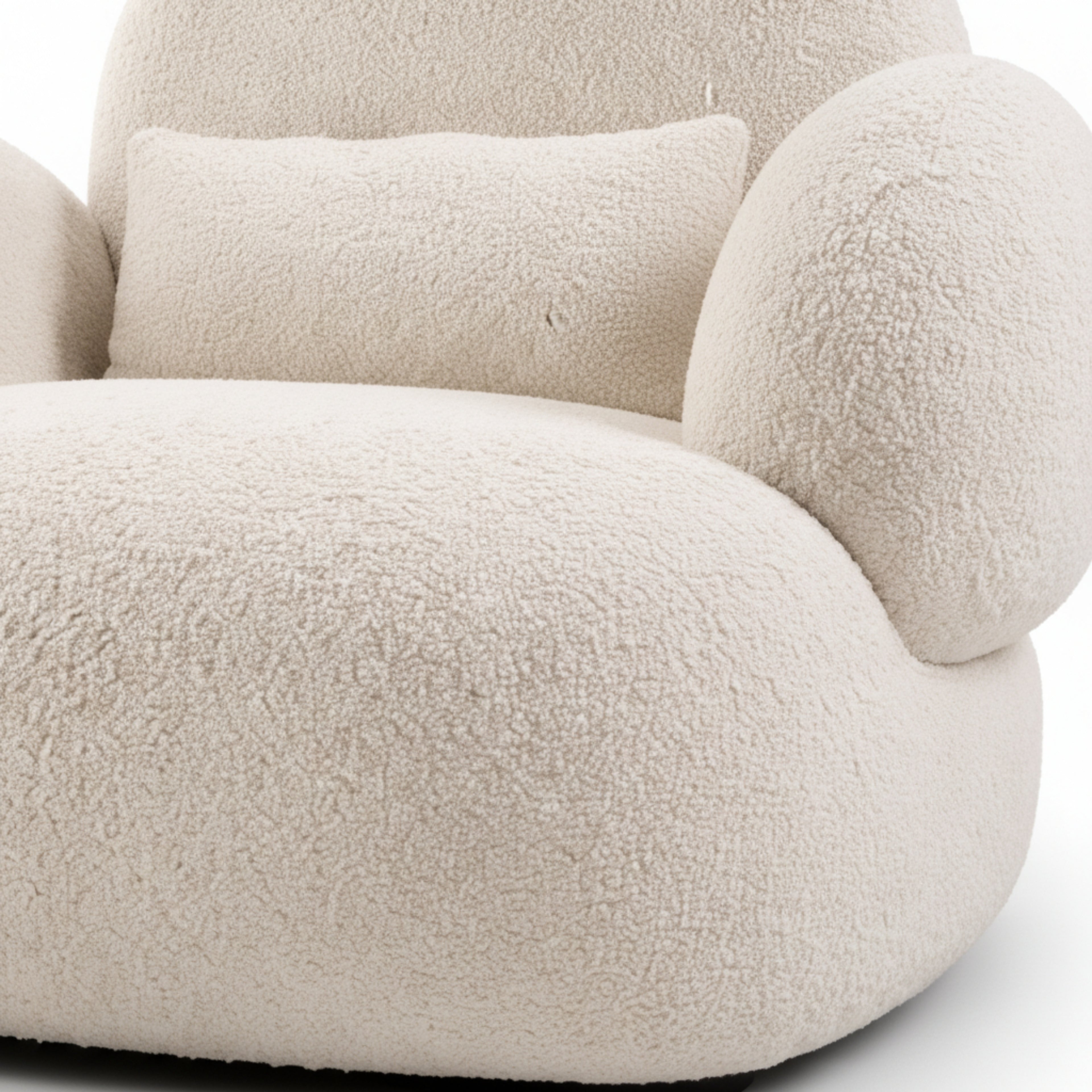 Rossette 1 Seater Sofa – A Stylish Fabric Lounge Chair for Modern Space