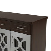 Grace 4 Door Multiunit  Modern Glossy Storage Unit with Shelves