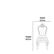 Bisaco dining chair size diagram