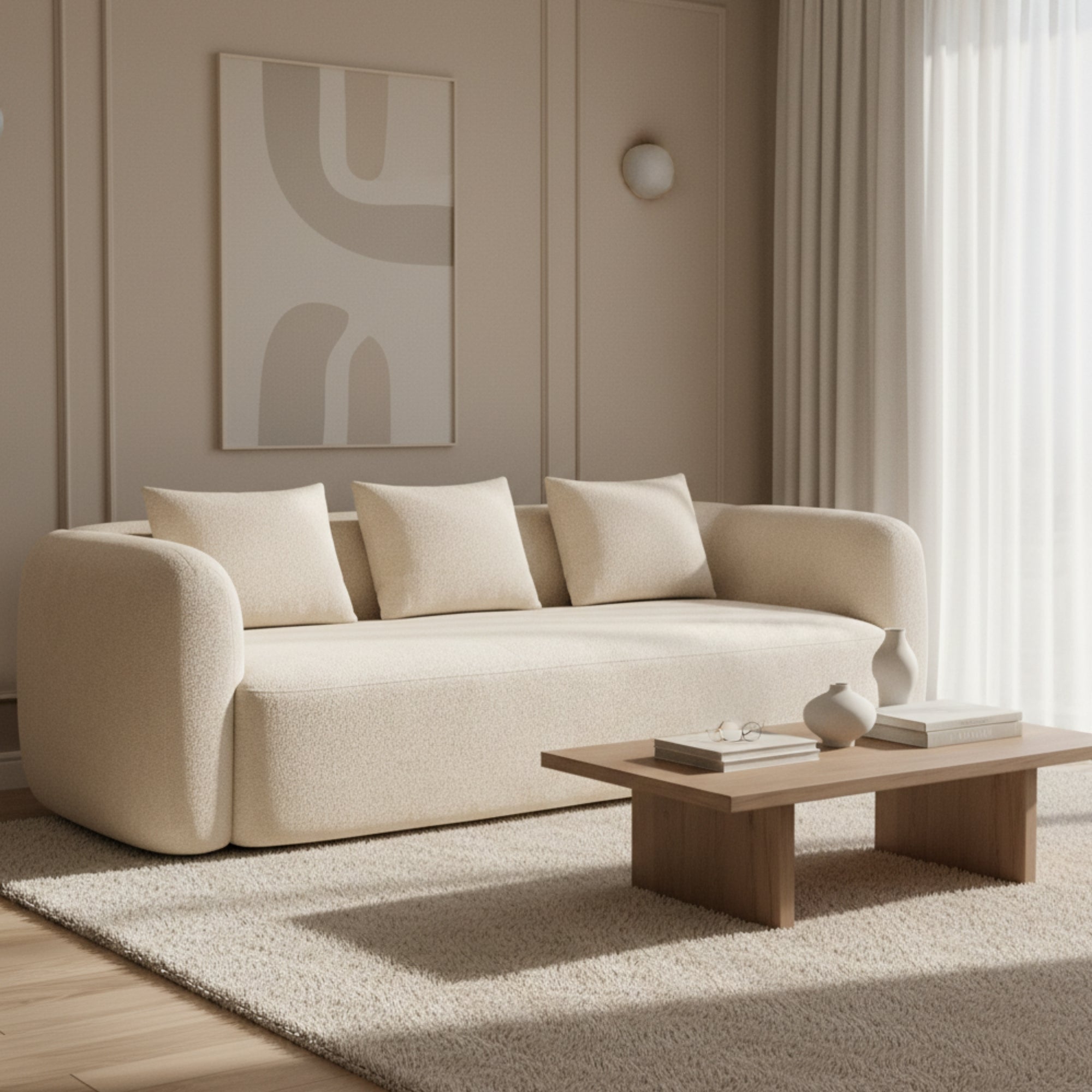 Rossette 3 Seater Sofa – Refined Style for Modern Living Rooms