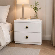 Zebra Night Stand- Bold Style Meets Functional Elegance
