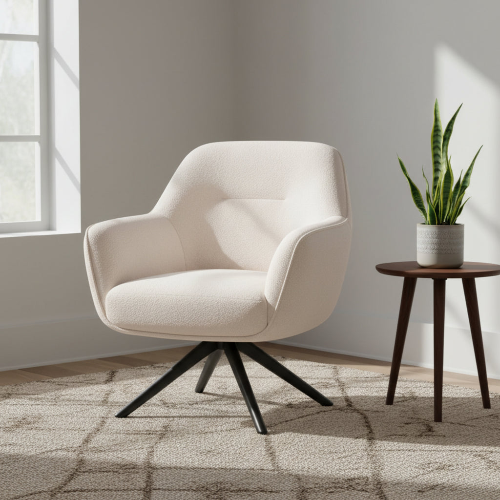 Leisure Chair TY022BG – Fabric Accent Chair for Living Room & Bedroom