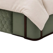 Milano Double Bed With Storage – Upholstered Frame with Cushioned Headboard