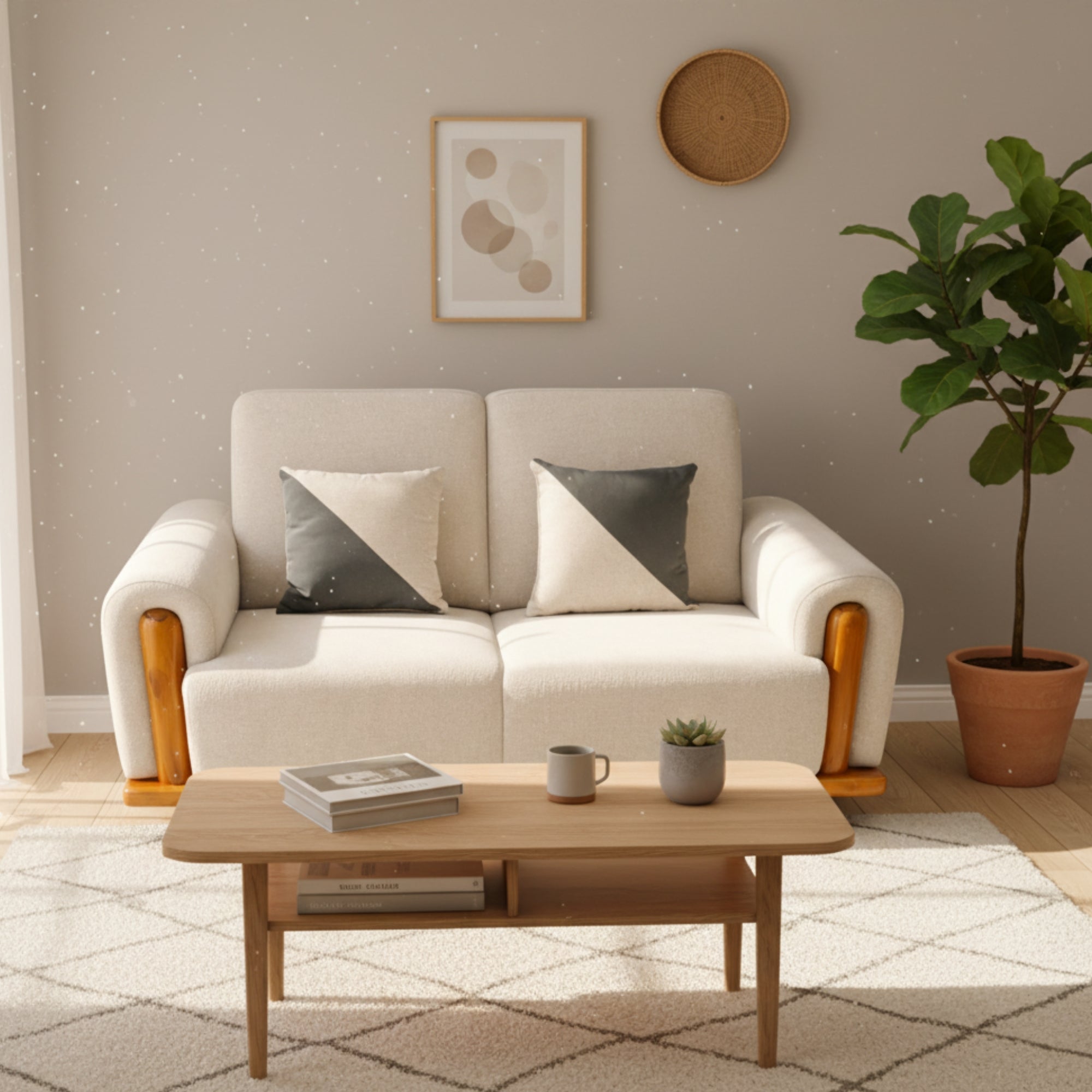 Velora 2 Seater Sofa – Elegant Seating for Compact Living