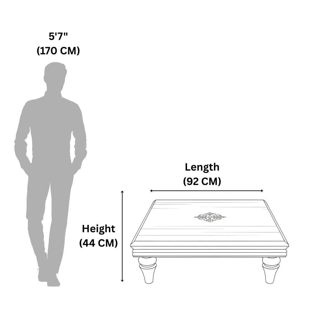 Conor Marble Coffee Table – Luxury Walnut Finish with Premium Marble Top
