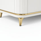 Glorious Multiunit  Modern Glossy White Storage Unit for Home