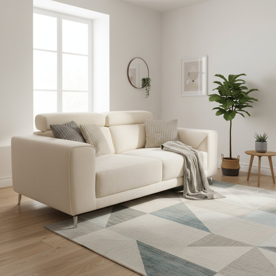Corium 2 Seater Sofa  Cozy Seating with Elegant Design