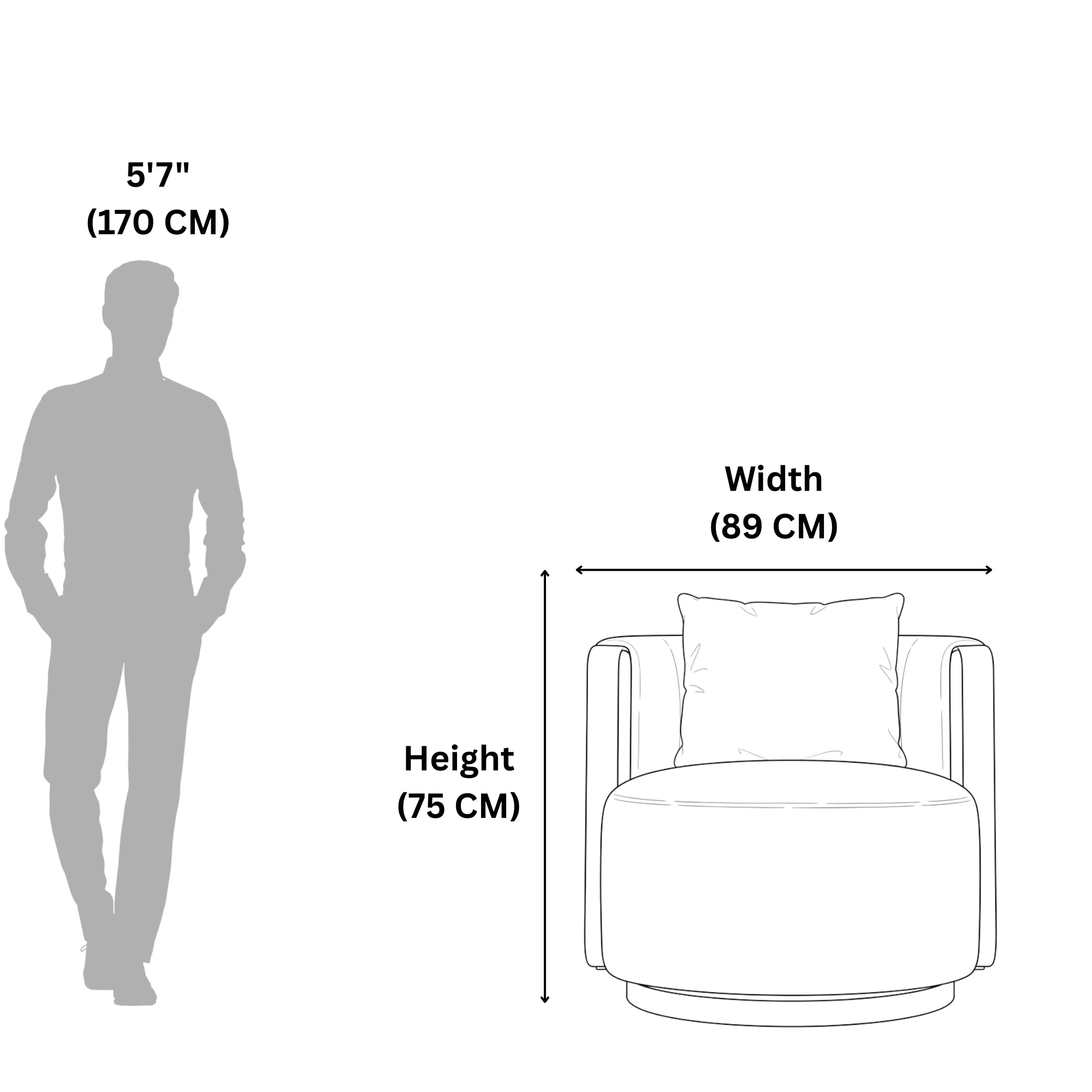 Ford Lobby Chair – Luxurious Fabric Lounge Chair for Lobbies & Reception Areas