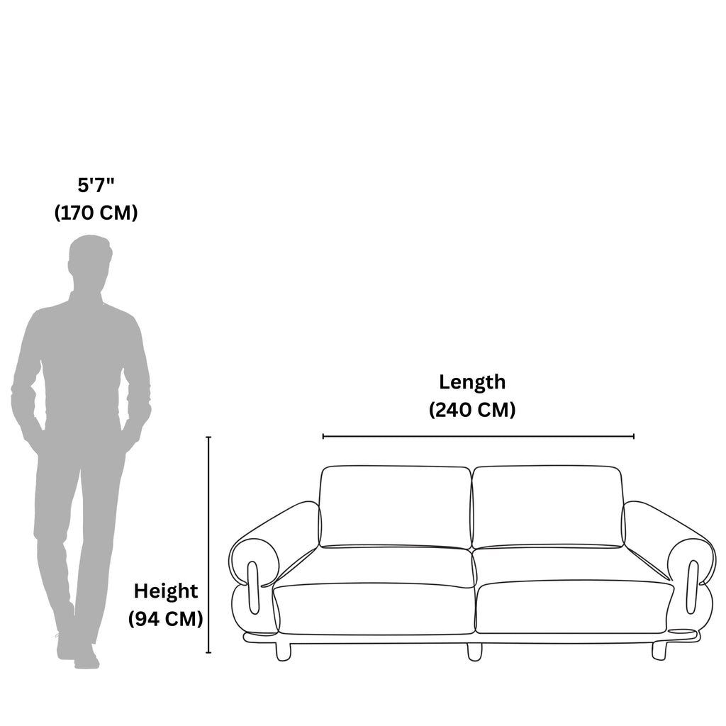 Tory 3 Seater Sofa – The Perfect Blend of Luxury and Comfort