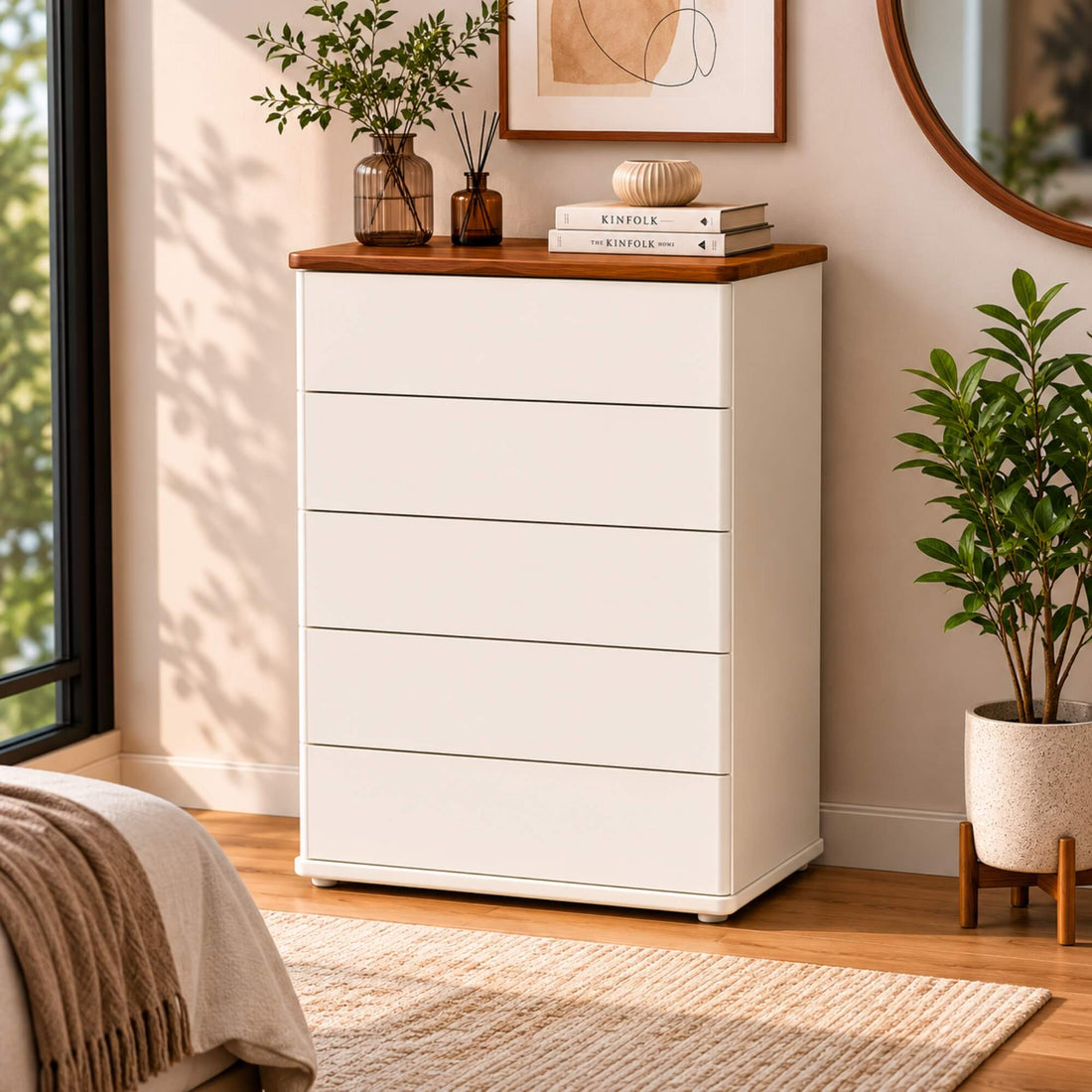 Athens Chest of Drawer- Sleek Storage for Contemporary Homes