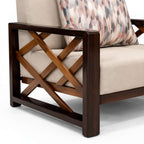 Aspire 1 Seater Sofa – Timeless Teak Wood Comfort