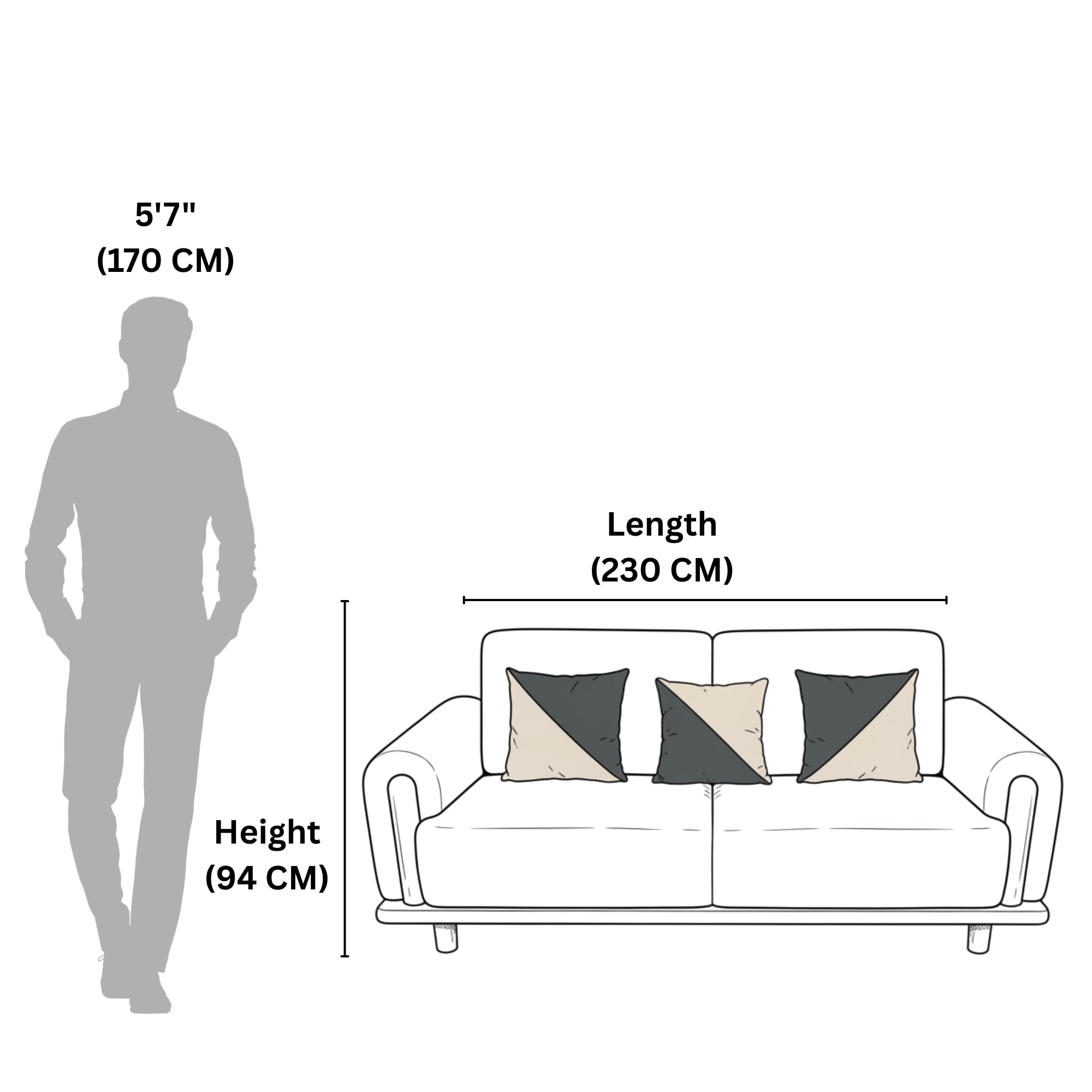 Velora 3 Seater Sofa – Sophistication Meets Everyday Comfort