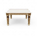 Sapphire 8+1 Seater Marble Dining Table – Classic Grandeur with Ornate Detailing
