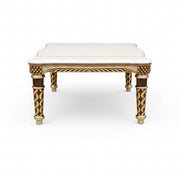Sapphire marble dining table, end view