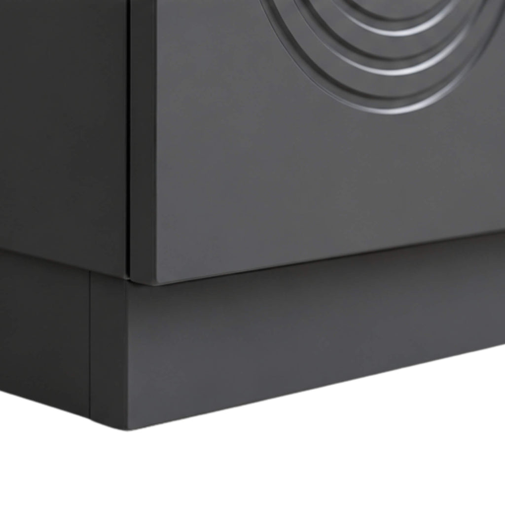 Whirlpool Shoe Rack with 3 Drawers- Shoe Rack with Gold Handles & Concealed Storage