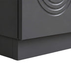 Whirlpool Shoe Rack with 3 Drawers- Shoe Rack with Gold Handles & Concealed Storage