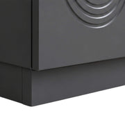 Whirlpool Shoe Rack with 3 Drawers- Shoe Rack with Gold Handles & Concealed Storage
