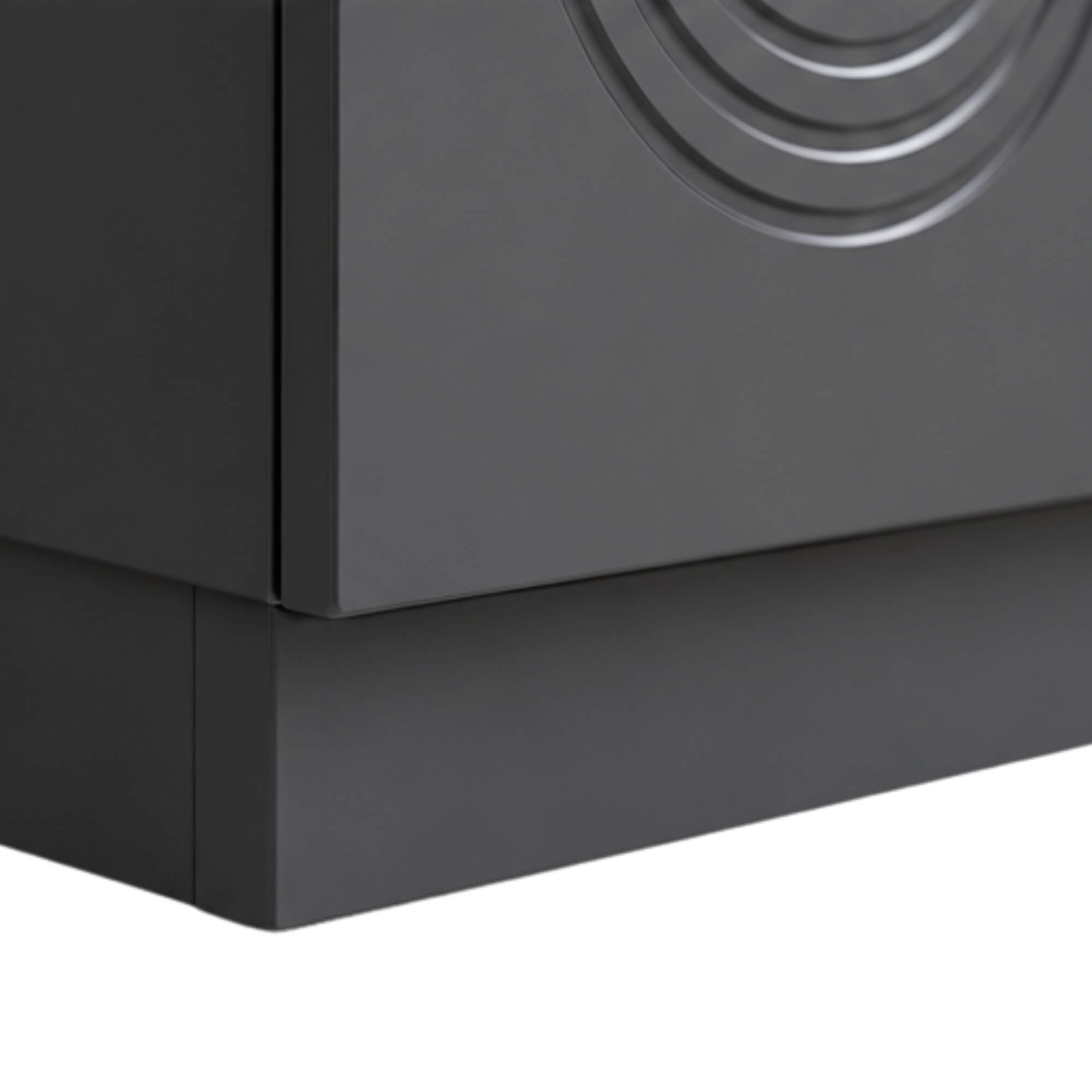 Whirlpool Shoe Rack with 3 Drawers- Shoe Rack with Gold Handles & Concealed Storage