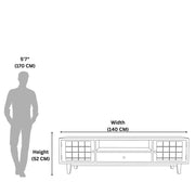 Diamond TV Unit  Solid Wood Entertainment Unit with Storage