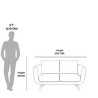 Iconic 2-Seater Sofa  A Premium Blend of Style and Comfort