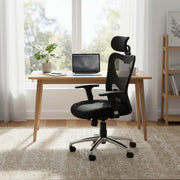 Eezy Office Chair 454A - Adjustable Ergonomic Office Chair with SS Base