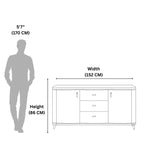 Glorious Multiunit  Modern Glossy White Storage Unit for Home