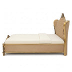 Harmony Carvin King Bed with Storage – Ornate Craftsmanship with Grand Comfort