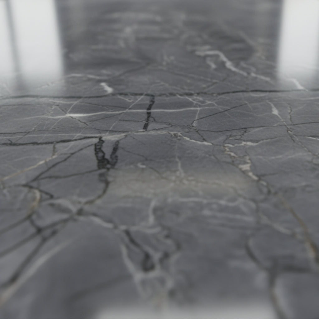 Seagull Marble 6-Seater Dining Table Set – Solid Wood Luxury Dining Furniture