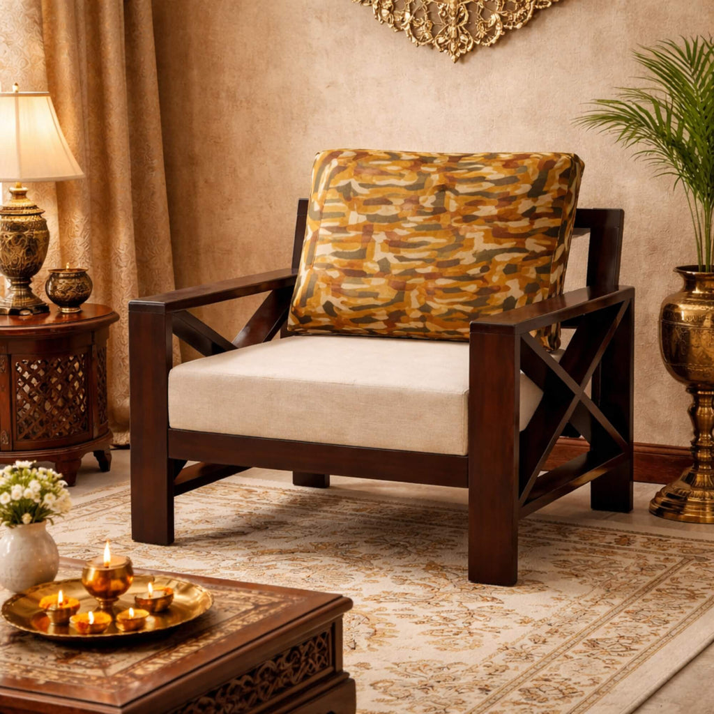 Krishna Furniture Sofa Polo 1 Seater