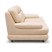 Dublin 2-Seater Leatherette Sofa showcases streamlined frame, sturdy construction and comfortable seating depth ideal for compact interiors.