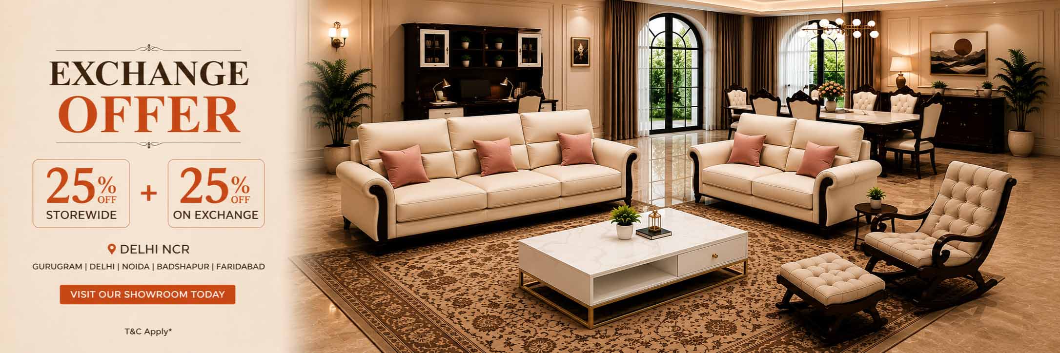 Exchange Offer at Krishna Furniture Stores