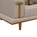  Lavish 2 Seater Sofa’s balanced proportions, cozy seating, and modern aesthetic appeal are reflected.