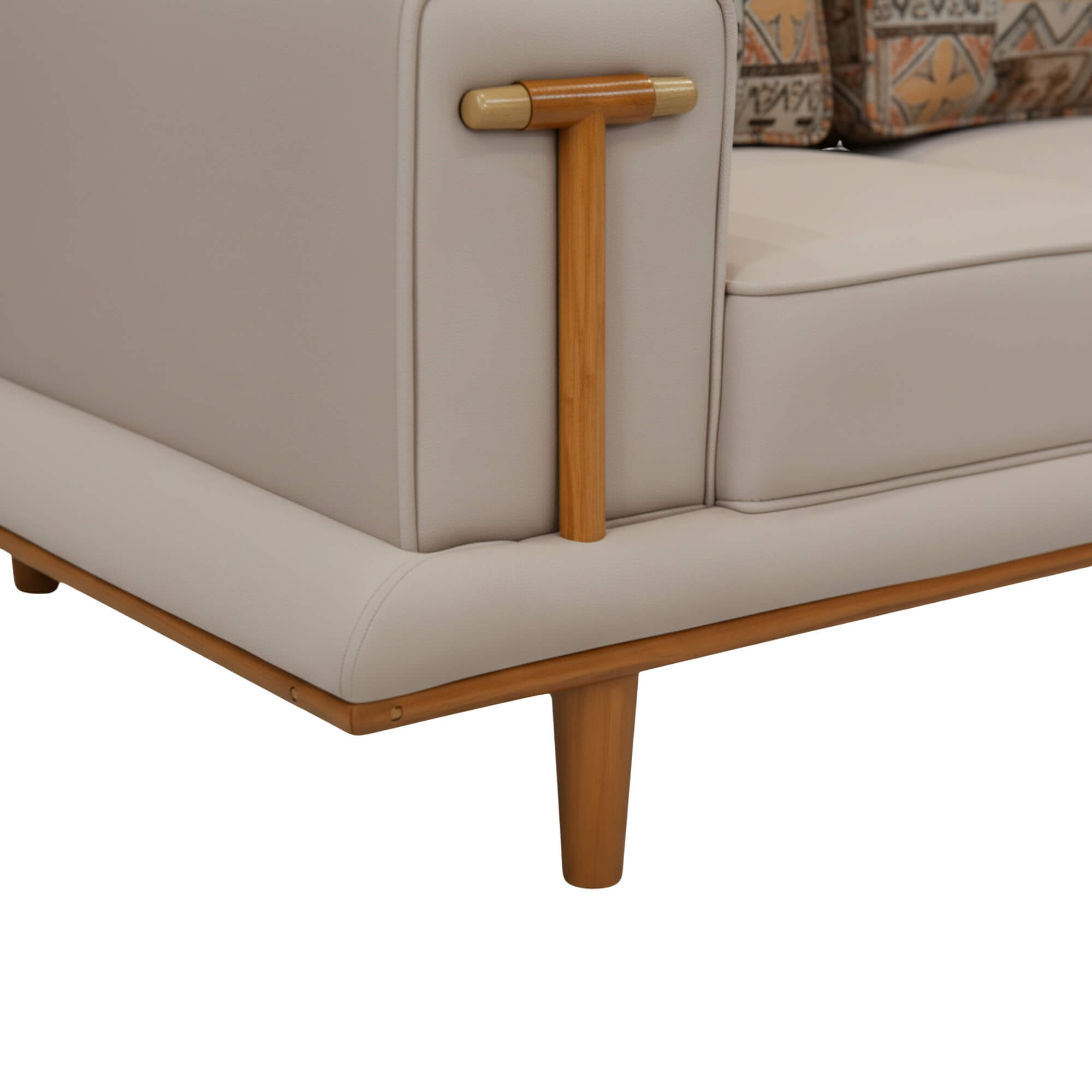  Lavish 2 Seater Sofa’s balanced proportions, cozy seating, and modern aesthetic appeal are reflected.