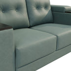 Pacific 2-seater Fabric features spacious seat cushions and supportive armrest design, enhancing relaxation and functionality.