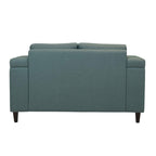 Pacific 2-seater Fabric’s presents the back view of the sofa, available with a neatly upholstered design and a sturdy frame.