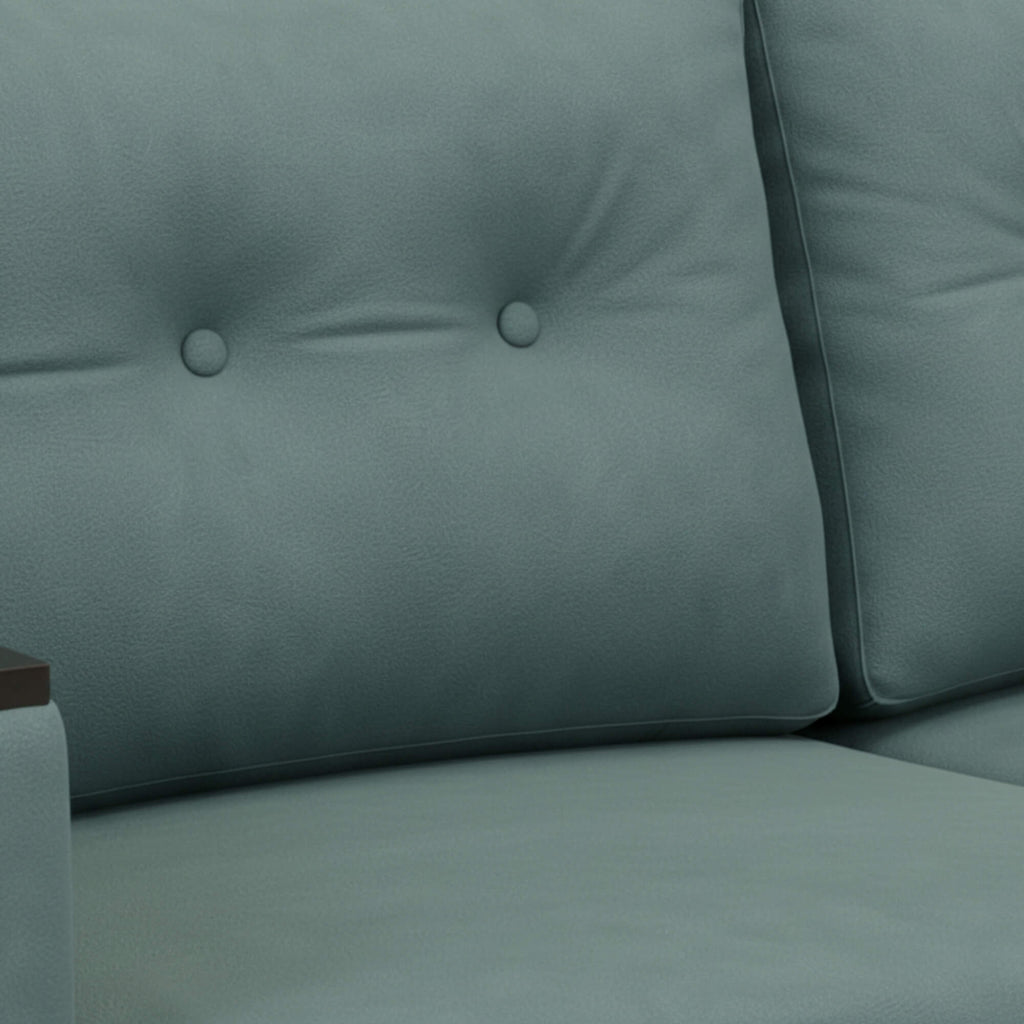 Pacific 3 Seater Sofa’s elegant craftsmanship with detailed tufting signifies sophistication and luxury.