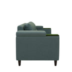 Pacific 3 Seater Sofa’s premium fabric texture and fine stitching are reflected to enhance the sofa’s durability and refined appearance.