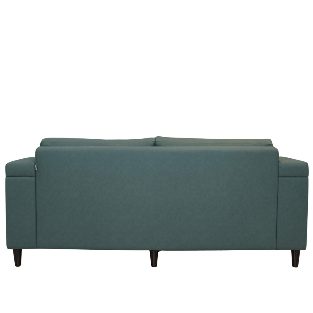 Pacific 3 Seater Sofa’s superior comfort for everyday lounging is highlighted as it shows soft cushioned seating with high-density foam support.