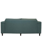 Pacific 3 Seater Sofa’s superior comfort for everyday lounging is highlighted as it shows soft cushioned seating with high-density foam support.