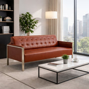Eezy 2 Seater Leatherette Office Sofa for Reception & Lounge